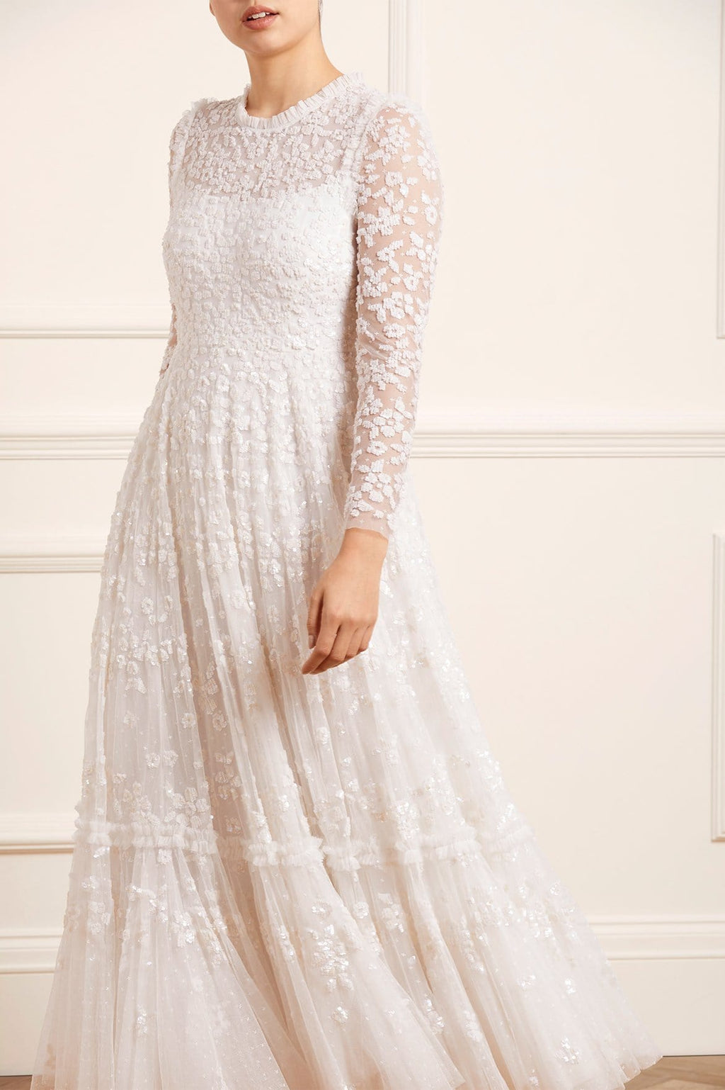 Margot Ankle Gown – White | Needle ☀ Thread